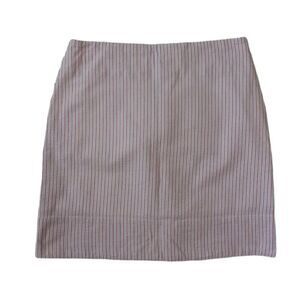 Castaway Nantucket Striped Seersucker Cotton Above Knee Pencil Skirt Women's 8
